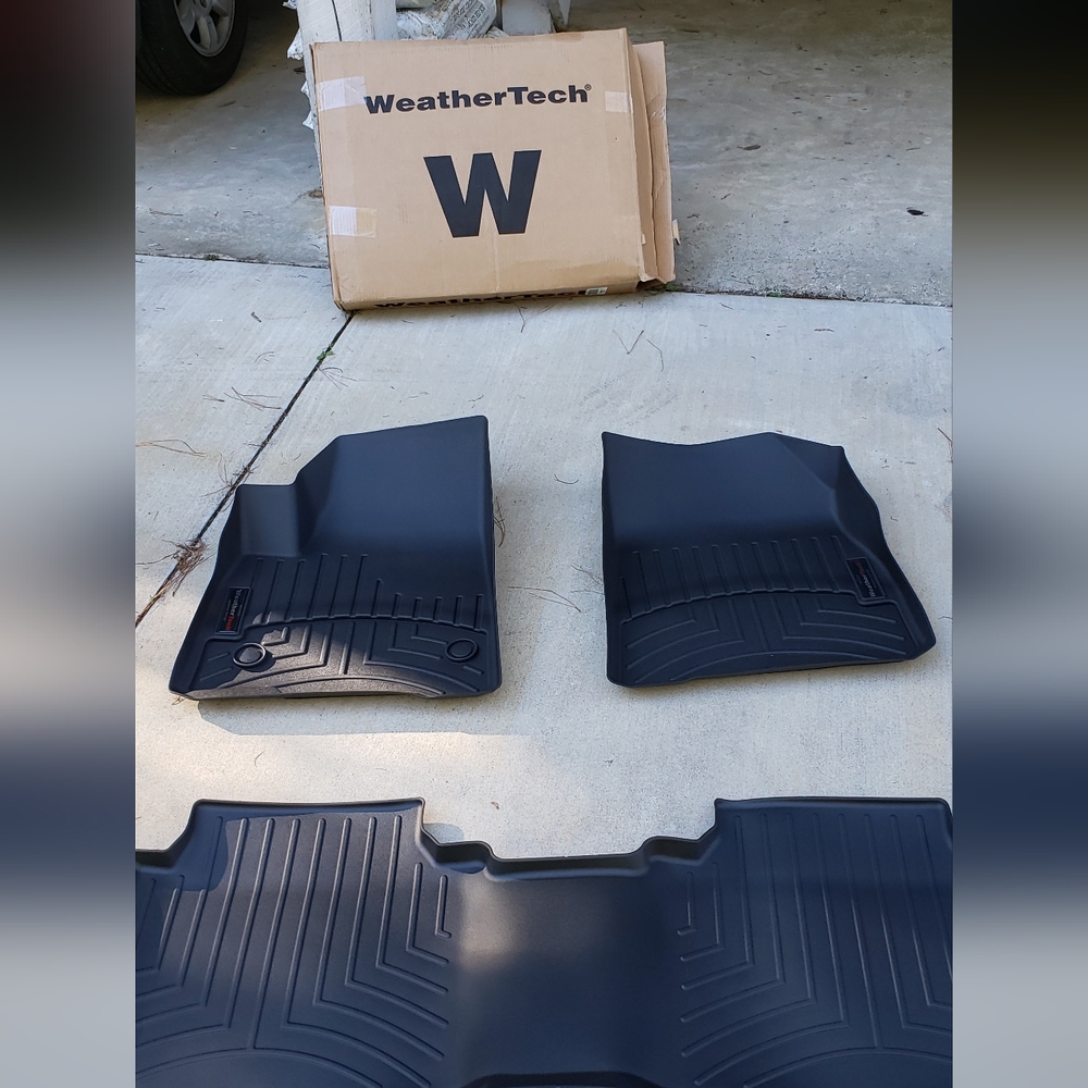 WeatherTech floor liners for Cadillac XT5, New, Never Used